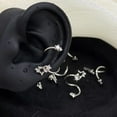 thumbnail image 3 of Star Cartilage Ear Cuff Jewelry Sturdy Stainless Steel Earrings With All Day Comfort Wear Minimalist Ear Cuff, 3 of 8