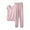 Pink, variant on Amvlyk Pajama Set for Women Modal 2 Piece Pjs Short Sleeve Tops Soft Elastic Wide Leg Sweatpants Casual Breathable Sleepwear Fashion Two Piece Sets for Homewear Travel Outfits