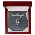 thumbnail image 1 of To My Granddaughter You Make Me Forever Necklace w Message Card, 1 of 8