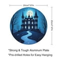 thumbnail image 2 of Vintage Wall Decor Blue Moon Castle Wall Plaque Sign Round Metal Tin Sign Round Welcome Door Hanging, Suitable for Home Garden Kitchen Bar Cafe Restaurant Garage Wall Decor 8x8 Inch, 2 of 8