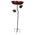 thumbnail image 4 of Comedero para pájaros con bandeja decorativa y elegante comedero para pájaros con estaca para jardín, ideal para patio, porche y jardín exterior., 4 of 8