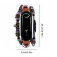 thumbnail image 3 of Pulsera de reloj inteligente Correa de reloj de liberación rápida para Mi Band 8 (marrón), 3 of 7