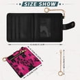 thumbnail image 3 of Small Wallet For Women Bifold Leather Pocket Coin Credit Card Holder With RFID Blocking Small Dark Black, 3 of 6