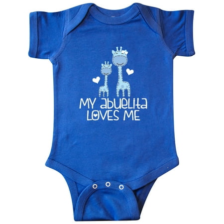 

Inktastic My Abuelita Loves Me Boy Outfit Gift Baby Boy or Baby Girl Bodysuit