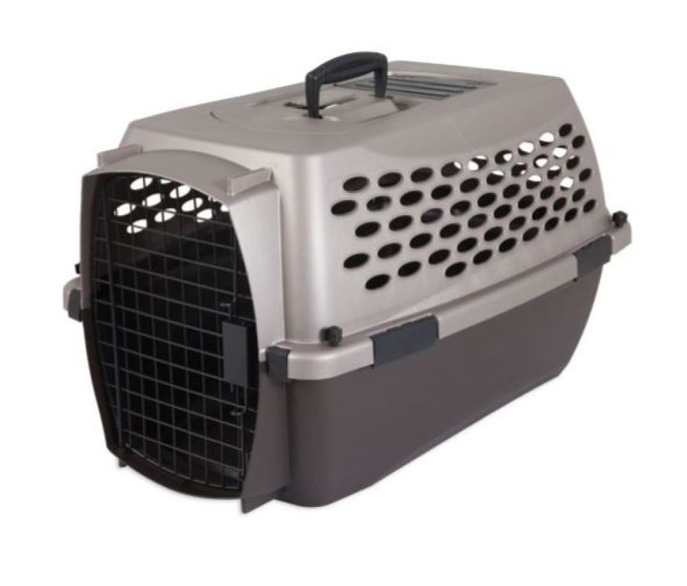Retriever 24" x 16.7" x 14.5" Gray Pet Carrier Small, for Dogs 10 to