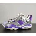 thumbnail image 2 of A i r-Jor-dan Retro 6 NRG Men's Size 11 Golf Shoe Purple Metallic Silver FD0205-055, 2 of 6