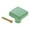 Green, variant on Simple Square Ceramic Cabinet Door Knob W/screw Single Hole Square Handle 27mm 1In Modern Drawer Pull Decor Kitchen Living Room
