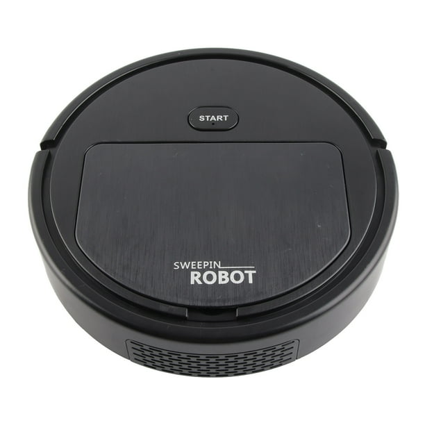 Máquina De Barrido Automática, Aspiradora De Robot Negro Bajo Ruido De Bajo Ruido Para Escombros Para Azulejos