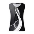 thumbnail image 3 of GIPQJK Plus Size Sleeveless Tank Tops for Women Crew Neck Sleeveless Tops Basic Soild Color Cotton Workout Tank Tops Lightweight Sleeveless Tops Vest T-Shirt,Black XL, 3 of 5