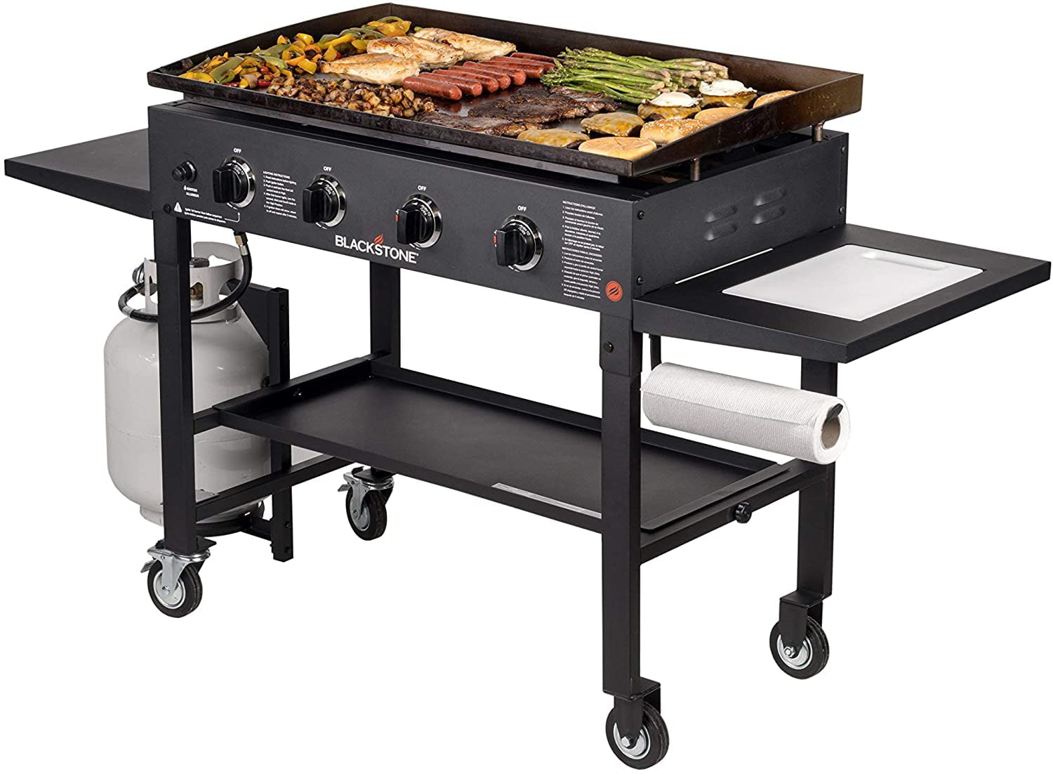 Blackstone 36” griddle with side shelves and full accessories package -  general for sale - by owner - craigslist