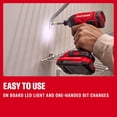 thumbnail image 4 of Atornillador de impacto inalámbrico CRAFTSMAN CMCF801D1 con batería de 2 Ah y luz LED, 4 of 9