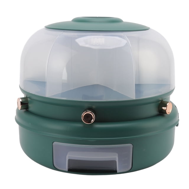 Rotating Grain Dispenser PP Single Layer 6 Grids Space Saving Grain Storage Container Detachable For Kitchen ANGGREK Otros