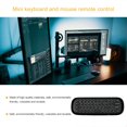 thumbnail image 2 of W1 Clavier à Distance Sans Fil 2.4G Souris Aérienne Rechargeable Gyroscope Mini Télécommande pour Android TV Box Mini PC TV PK MX3, 2 of 8