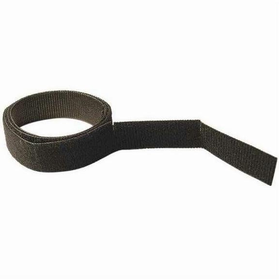 Velcro Brand Hook and Loop Strap, 75 ft, 0.5 in W, Black .500X9K1WP/25