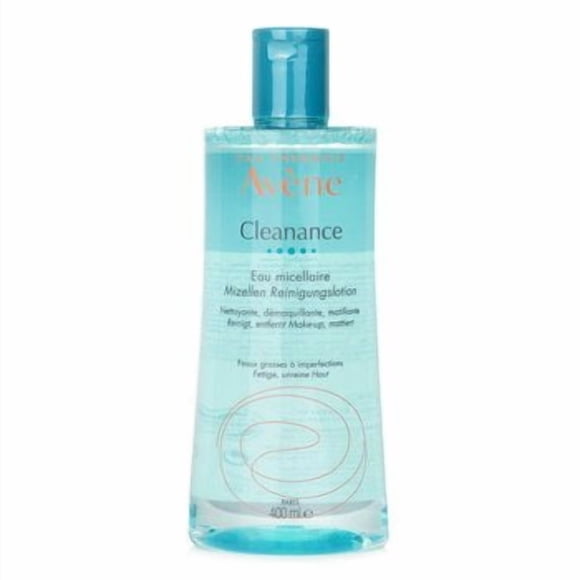 Agua micelar Avene Cleanance para rostro y ojos y piel grasa