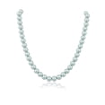 thumbnail image 3 of Ratnavali Jewels Shell Cultured 10mm Pearl Necklace for Women With Hook Earrings, 3 of 5