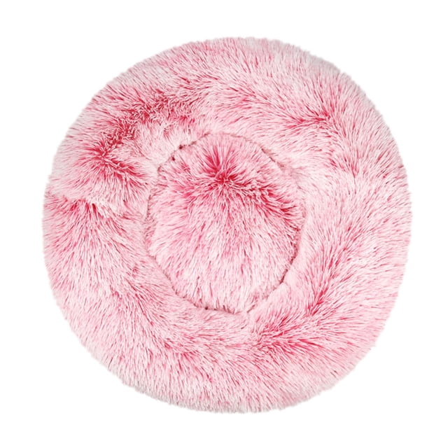 Fiudx Cama para Mascotas, Acogedora y Redonda, Nido Comodo con Relleno Suave, Ideal para Madrigueras, Decoración Del Hogar En Tonos Naturales, Base Resistente Al Agua, Ideal para Perros y Gatos, Solu