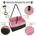 thumbnail image 2 of 212 Main PCD-42PK 16 in. Booster Dog Car Seat, Pink, 2 of 6