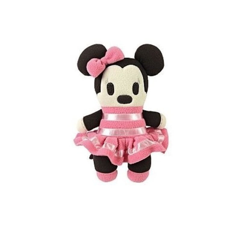 New 12" Disney Mickey & Minnie Mouse Pook-A-Looz Plush Set Pillow Stuffed Figure 