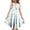 C-White355, variant on JIAYUE Child Girls Spring Summer Dresses Floral Short Sleeve Drop Shoulder Crew Neck Peasant Mid Length Classic Fit For Teens Breathable Everyday Wear