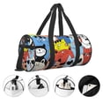 thumbnail image 3 of Balery Funny Cats Bolsa de Gimnasio para Mujeres y Hombres, Bolsa de Viaje Impermeable, Bolsa de Fin de Semana con Compartimento para Zapatos y Bolsillo Húmedo, 3 of 6
