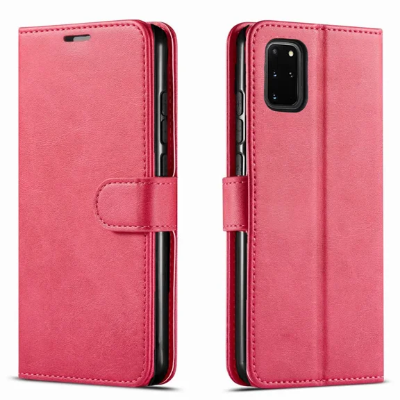 Starshop Samsung Galaxy A17 5G Case Phone Cover Wallet Pouch Case With Glass Screen - Pink