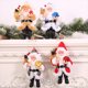 thumbnail image 3 of Bearachild Adornos Decoraciones Hechas De Materiales Joy To Family Papá Noel Decoraciones De Pie Muñeco Claus Kits de decoración para fiestas Beige, 3 of 6