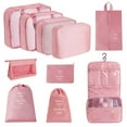thumbnail image 1 of Cubos de embalaje para viajes Juego de 10 cubos de viaje Organizador de maleta plegable Bolsa de almacenamiento de equipaje ligera, 1 of 5