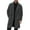 Grey, variant on Aihuaihua Men's Trench Coat Single Trench Coat Notched Lapel Mid Long Peacoat Winter Casual Business Overcoat Black XXXL
