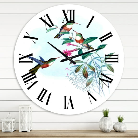 Designart 1 in Quartz Traditional Wall Clock