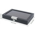 thumbnail image 5 of 12 Slots Wooden Pen Display Box, 12 Pens Storage Fountain Pen Collector Case with Lid, Wood Pen Display Case Storage Box with Lock Gifts for Man Father Boyfriend Husband, 5 of 15