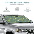 thumbnail image 4 of ZICANCN Car Sun Shades Front Windshield, Interesting Yoga Frogs Automotive Front Window Sun Shield Visor, Small Size, 4 of 9