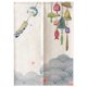 thumbnail image 3 of Cortina Divisora de Puerta de Estilo Japonés 85x150 Campanas Sunnimix Cortina Cortina Doorway Noren Corta, 3 of 6