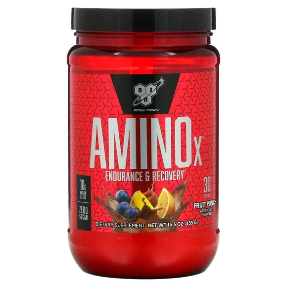 Amino X 30 serv sabor Ponche de Frutas BSN BCAA's