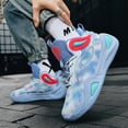 thumbnail image 6 of Novetra Men's Basketball Shoes Comfortable Fashion Athletic Sneakers Breathable Non Slip Lace up Shoe Running - BLUE_6, 6 of 7