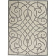 thumbnail image 3 of Nourison Palamos Indoor/outdoor Casual Contemporary Cream Grey Area Rug, 3 of 10