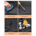 thumbnail image 4 of All-Weather Floor Mats for Honda Accord 2013-2017 (Only for Sedan) Custom Fit Black Rubber Car Liners, Waterproof Vehicle Accessories for Front & Rear, Heavy Duty Interior Protection, 4 of 5