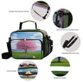 thumbnail image 4 of 6L Leakproof Lunch Tote with Thermal Lining Lunch Bag Picnic Cooler Bag Pink Cherry Blossom Tree, 4 of 9