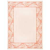 Safavieh Courtyard Micah Floral Indoor/Outdoor Area Rug, Natural/Terracotta, 6'7" x 9'6"