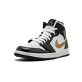 thumbnail image 4 of Jordan MENS Air Jordan 1 Mid SE "Black Gold Patent Leather" 852542 007 from Stadium Goods, 4 of 6