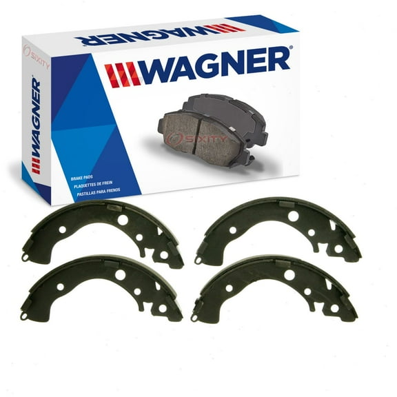 Wagner Rear Drum Brake Shoe compatible with Honda Civic 1.8L 2.0L 2.4L L4 2006-2014