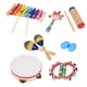thumbnail image 5 of Instrumentos musicales para niños pequeños, 13 piezas, instrumentos de percusión de madera para niños, educación preescolar, 5 of 8