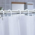 thumbnail image 5 of Shower Curtain Rings Hooks Bathroom Plastic Strong Rail Hanger Pole Guide B6U0, 5 of 9