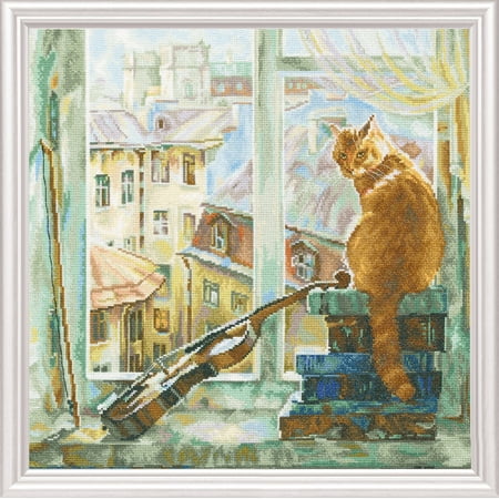 UPC: 4743348402896 | Morning melody M468 Counted Cross Stitch Kit