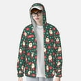 thumbnail image 2 of Gaeub Santa Claus Men's and Women's UPF 50+ Long-Sleeved Sun Protection Clothing, Fishing Shirt Long Sleeve Zip-Large, 2 of 7