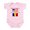 Petal Pink, variant on CafePress - Made In America With Romanian Parts Body Suit - Baby Light Bodysuit, Size Newborn - 24 Months
