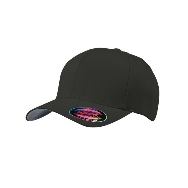 Top Headwear Flex Fit Baseball Cap - Black - Small/Medium