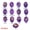 Amethyst, variant on MATROOY 13PCS Crystal Witches Runes Stone Set Engraved Rune Symbol Meditation Divination-Amethyst