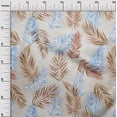 thumbnail image 3 of oneOone Polyester Spandex Brown Fabric Tropical Leaf Sewing Material Print Fabric By The Yard 56 Inch Wide, 3 of 5