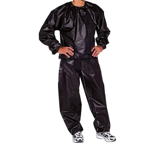 TureClos Fitness Sweat Sauna Suit Weight Loss Full Body Sweat Sauna Suit Exercise Gym Anti-Rip PVC for Men Women